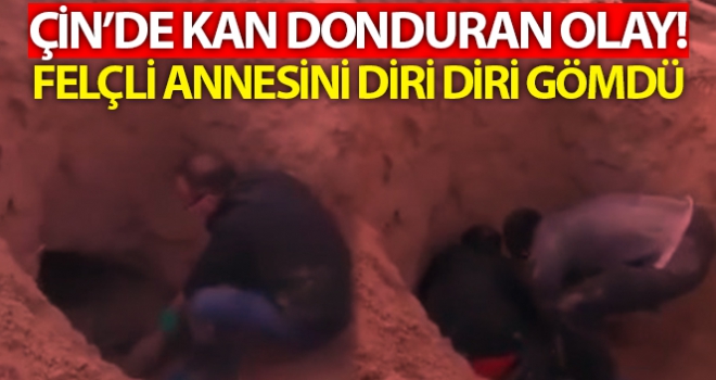 Çinli adam, felçli annesini diri diri gömdü