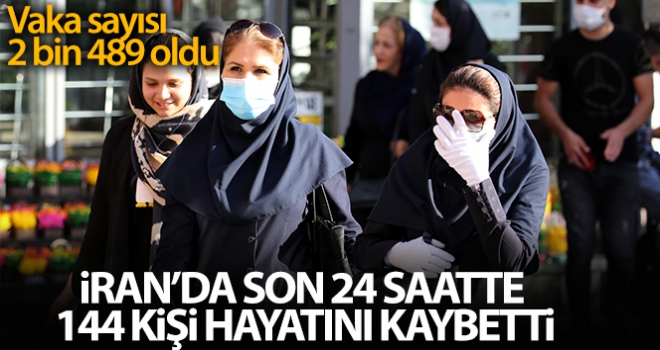 İran'da son 24 saatte 144 kişi korona virüsten öldü