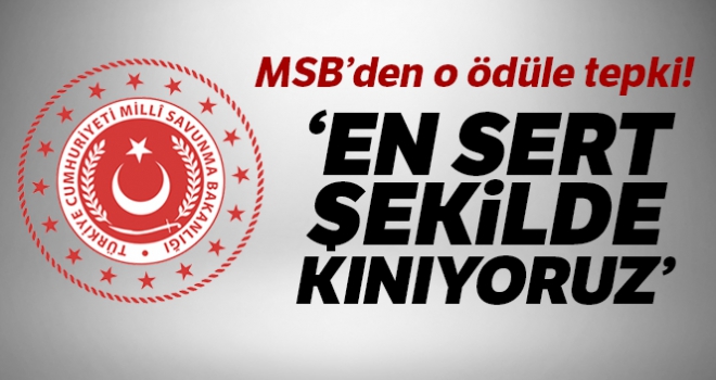 MSB: '2019 Nobel Edebiyat Ödülü'nün Peter Handke'ye verilmesini en sert şekilde kınıyoruz'