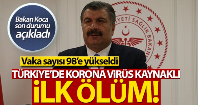 Türkiye'de korona virüs kaynaklı ilk ölüm