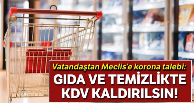 Vatandaştan Meclis'e 'korona' talebi