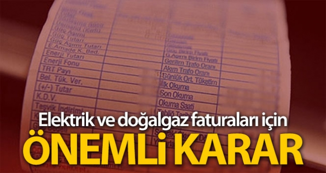 EPDK'dan flaş karar: Sayaçlar 3 ay boyunca okunmayacak