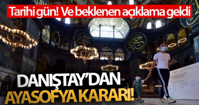 Danıştay'dan Ayasofya kararı!