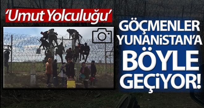 Göçmenlerin Yunanistan'a geçişleri devam ediyor