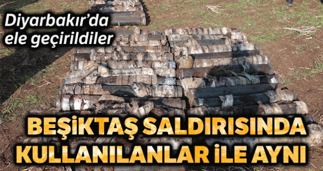 Diyarbakır'da ele geçirilen patlayıcılar Beşiktaş saldırısında kullanılanlar ile aynı çıktı