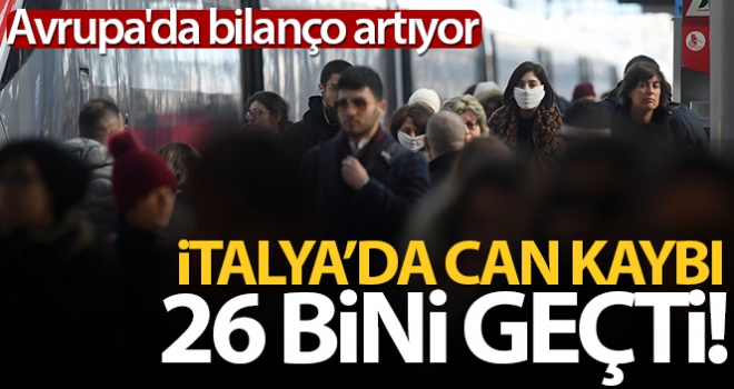 İtalya'da son 24 saatte 415 kişi öldü, can kaybı 26 bin 384'e ulaştı