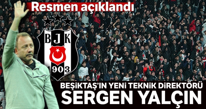 Sergen Yalçın resmen Beşiktaş'ta