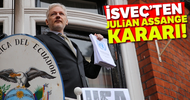 İsveç, Assange hakkındaki tecavüz soruşturmasına son verdi