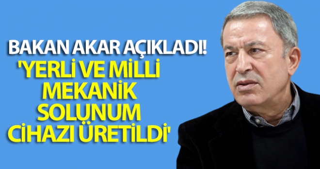 Yüzde 100 yerli ve milli imkanlar kullanılarak bir mekanik solunum cihazı üretildi