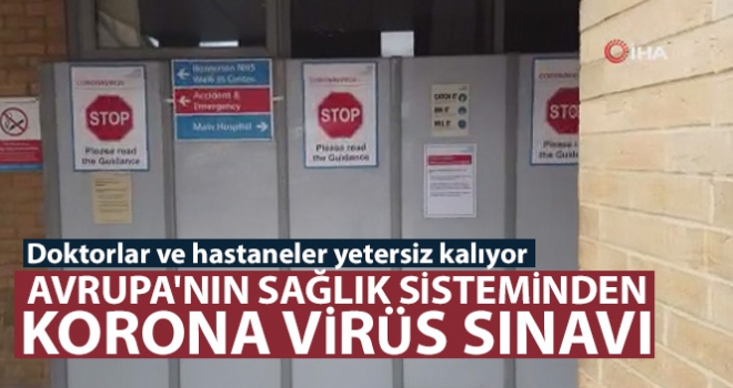 Avrupa'nın sağlık sisteminden korona virüs sınavı