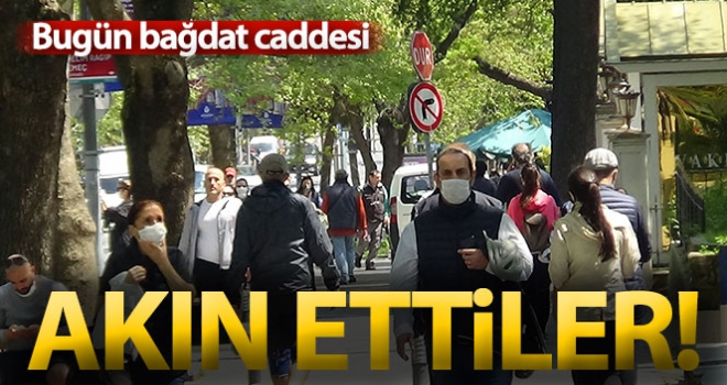 Bağdat Caddesi sokağa çıkma kısıtlamasının sonlanmasıyla doldu taştı