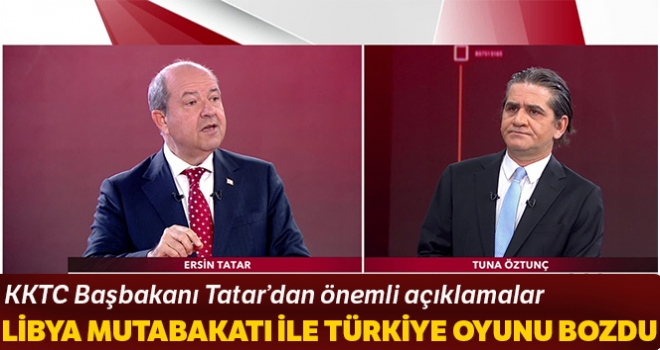 KKTC Başbakanı Ersin Tatar'dan önemli açıklamalar