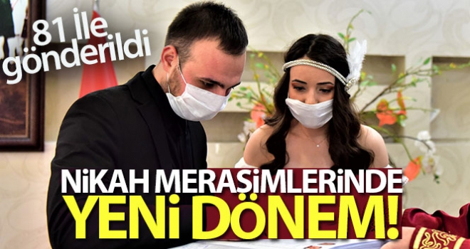 İçişleri Bakanlığı, 81 İl Valiliğine, 'Nikah Merasimlerinde Uygulanacak Tedbirler' konulu genelge gönderdi