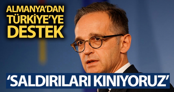 Almanya Dışişleri Bakanı Maas: “Saldırıları kınıyoruz”