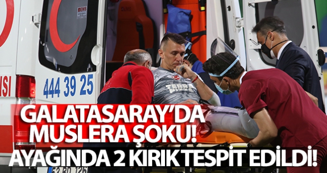 Galatasaray'da şok! Muslera'nın ayağında 2 kırık tespit edildi