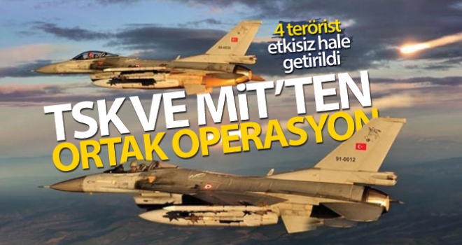 Ortak operasyon! 4 terörist etkisiz hale getirildi