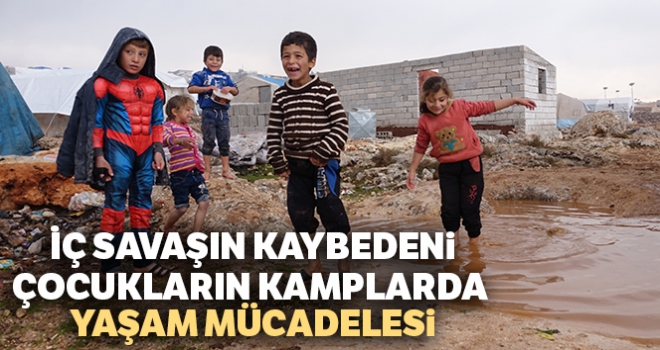 Suriye'de iç savaşın kaybedeni çocukların kamplardaki yaşam mücadelesi