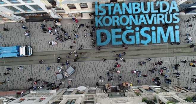 İstanbul'da koronavirüs değişimi