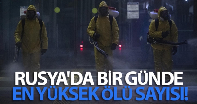 Rusya'da bir günde en yüksek ölü sayısı kayda geçti