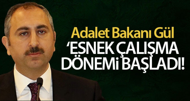 Adalet Bakanı Gül korona virüs salgınına yönelik alınan yeni tedbirleri açıkladı