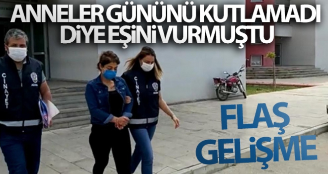 Anneler Gününde kocasını vuran kadın tutuklandı