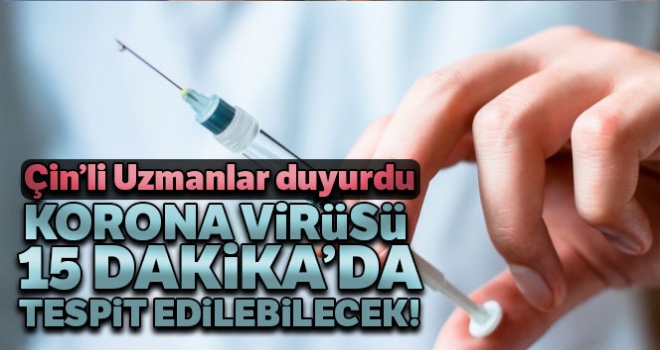 Korona virüsünü 15 dakikada tespit eden test geliştirildi