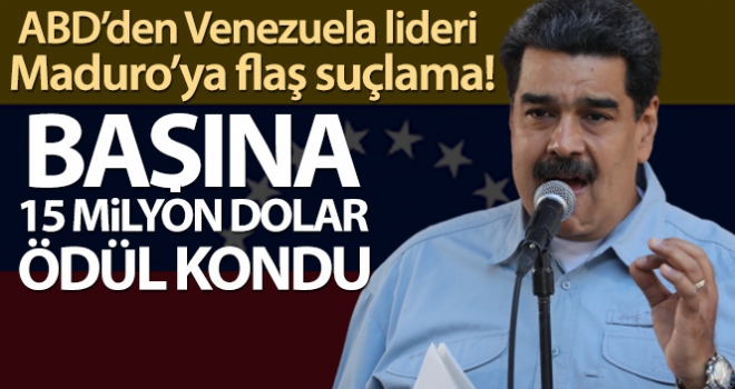 ABD, Maduro'nun başına 15 milyon Dolar ödül koydu