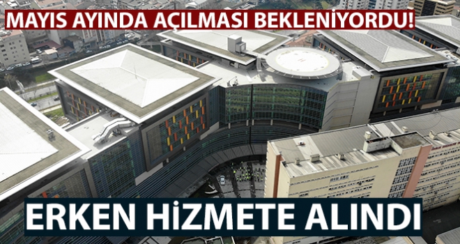 Yenilenen Okmeydanı Hastanesi korona virüs nedeniyle erken hizmete alındı