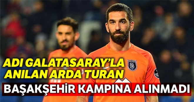 Arda Turan kadroda yok