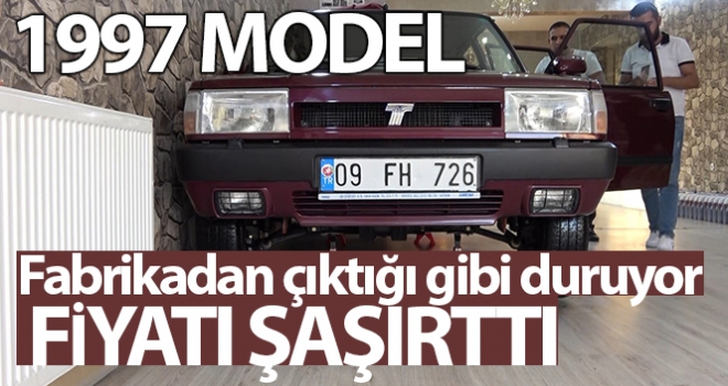 Fabrikadan çıktığı gibi duruyor: 1997 model otomobili 70 bin liraya satın aldı