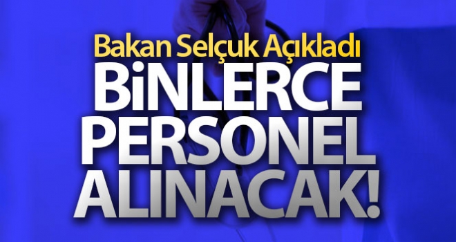 14 bin sağlık personelinin alımını İŞKUR üzerinden tamamen dijital ortamda gerçekleştireceğiz