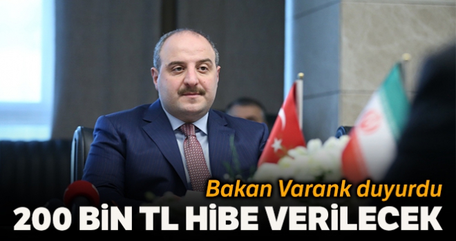 Sanayi ve Teknoloji Bakanı Varank: 'TÜBİTAK Bireysel Genç Girişimci programıyla 200 bin liraya kadar hibe vereceğiz'