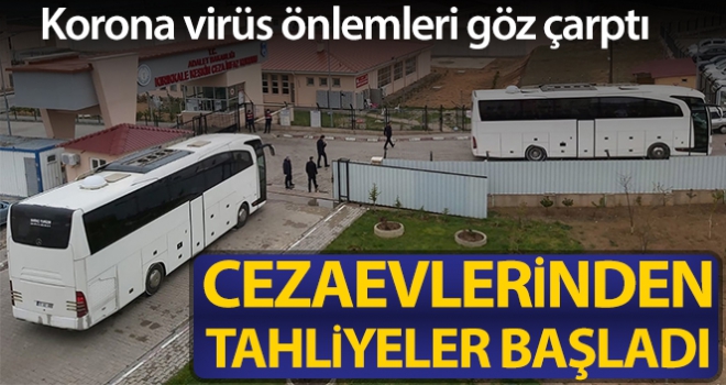 Cezaevlerinden tahliyeler başladı