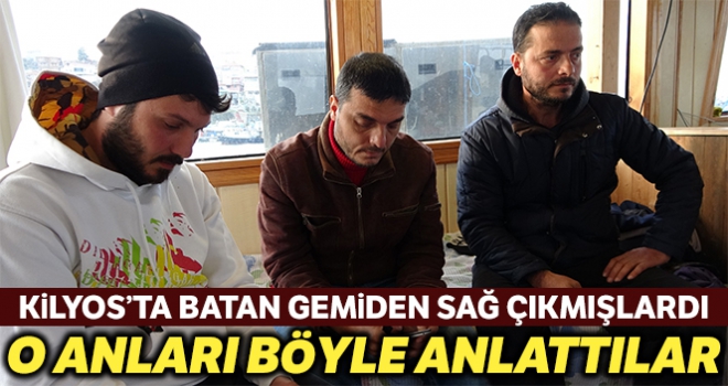 Kilyos'ta batan tekneden sağ çıkan iki kardeş tüyleri diken diken eden o anları anlattı