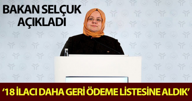 18 ilacı daha geri ödeme listesine aldık