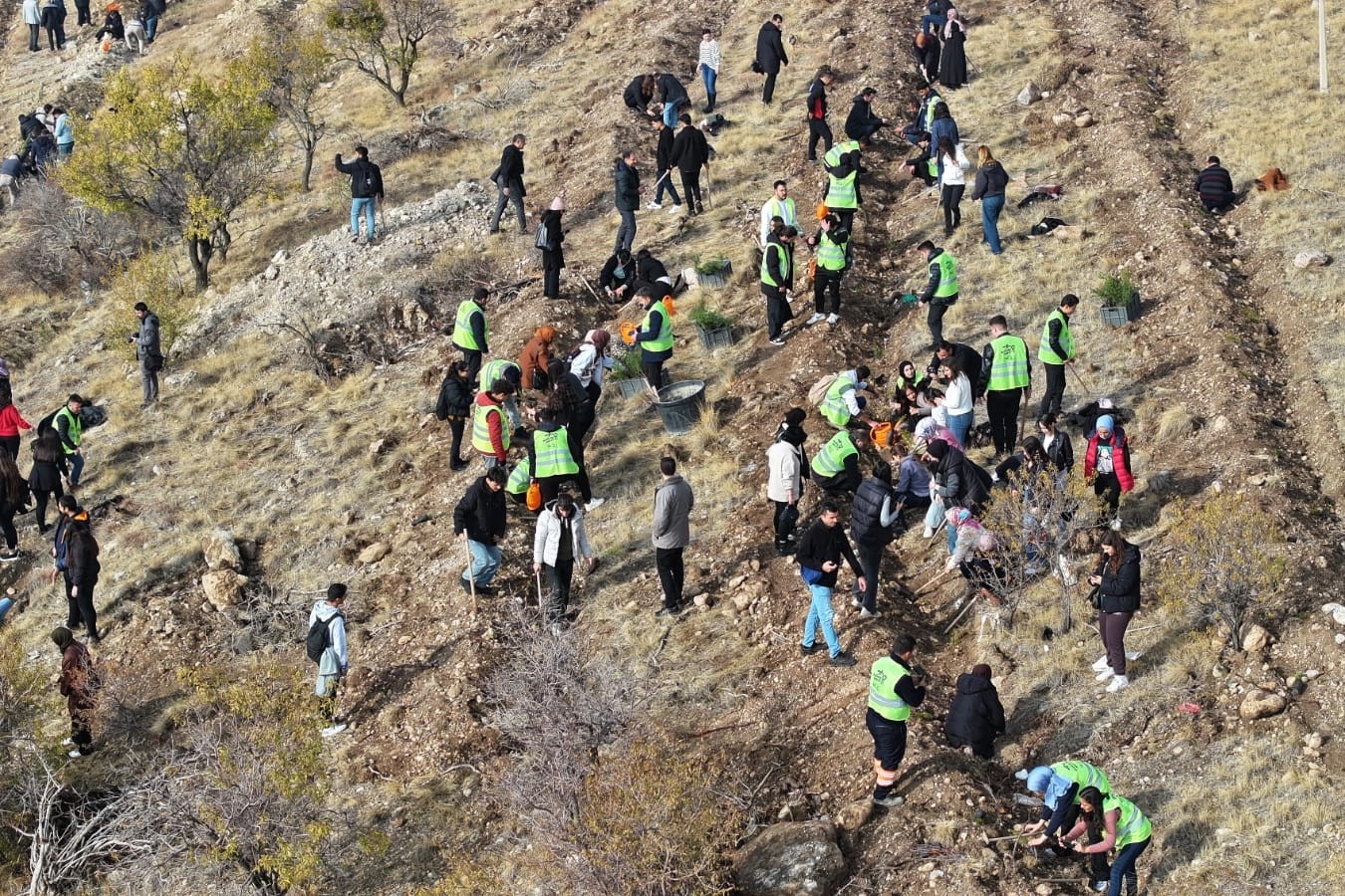 Konya'da üniversiteli gençler 'geleceğe nefes' oldular