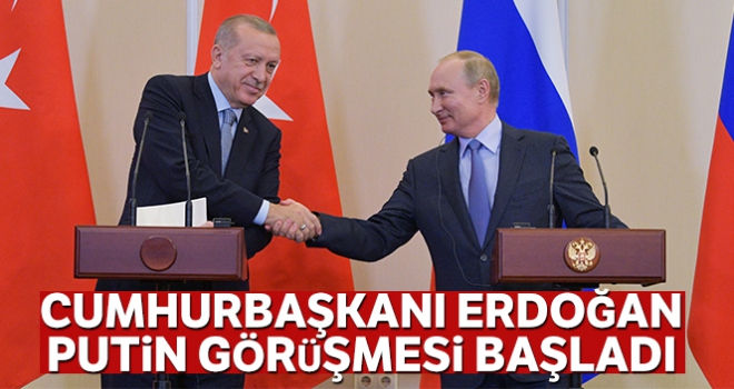 Erdoğan - Putin zirvesi başladı