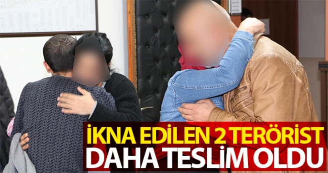 2 terörist daha teslim oldu