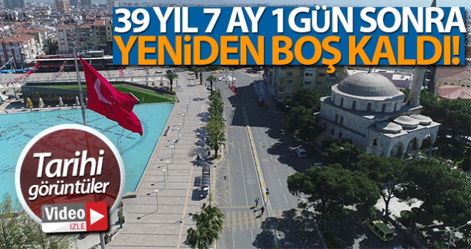 Aydın, 39 yıl 7 ay 1 gün sonra yeniden boş kaldı