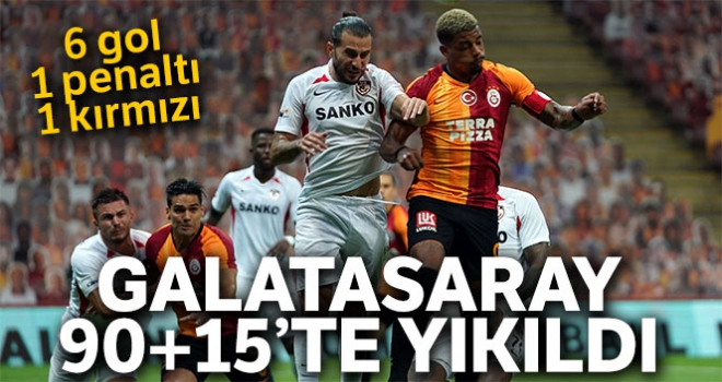 Galatasaray 3-3 Gaziantep FK Maçı Özeti ve Golleri İzle | Galatasaray Gaziantep FK Maçı kaç kaç bitti