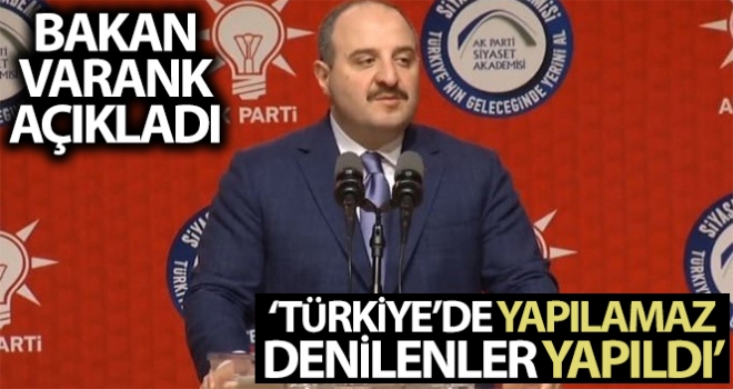 Bakan Varank: 