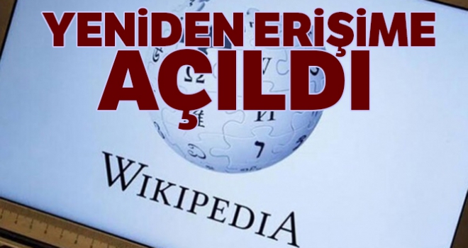 Wikipedia yeniden erişime açıldı