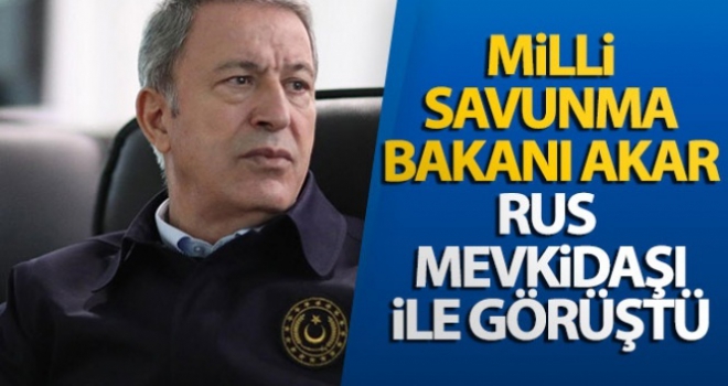 Milli Savunma Bakanı Akar Rus mevkidaşı ile görüştü