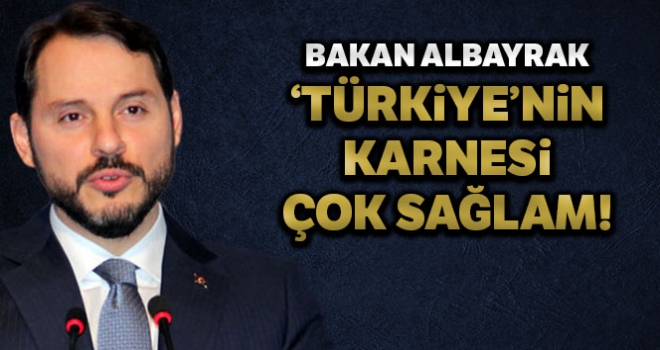 Bakan Albayrak: 'Maliye politikaları konusunda güçlü bir karnemiz var'