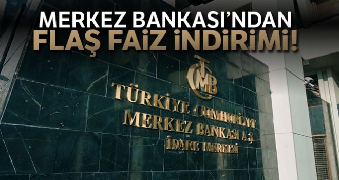 Merkez Bankası faiz indirdi