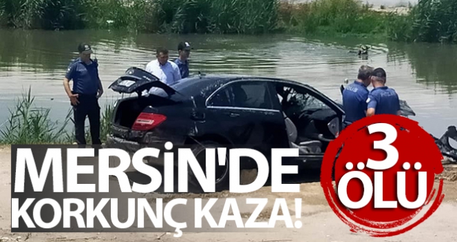 Mersin'de korkunç kaza: 3 ölü