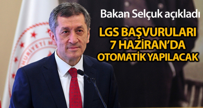 7 Haziran 2020'de LGS'nin başvurularını otomatik olarak yapacağız