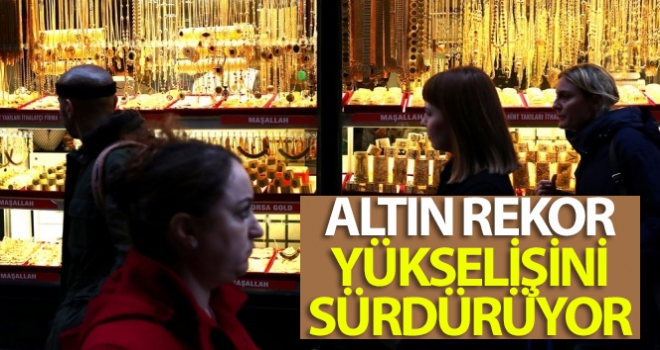 Altın rekor yükselişini sürdürüyor