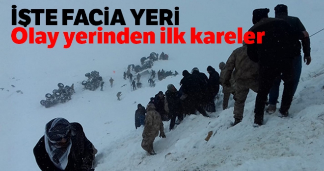 Çığ bölgesinde ikinci facia! İşte olay yerinden kareler