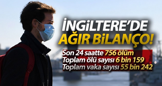 İngiltere'de korona virüs nedeniyle ölü sayısı 6 bini aştı